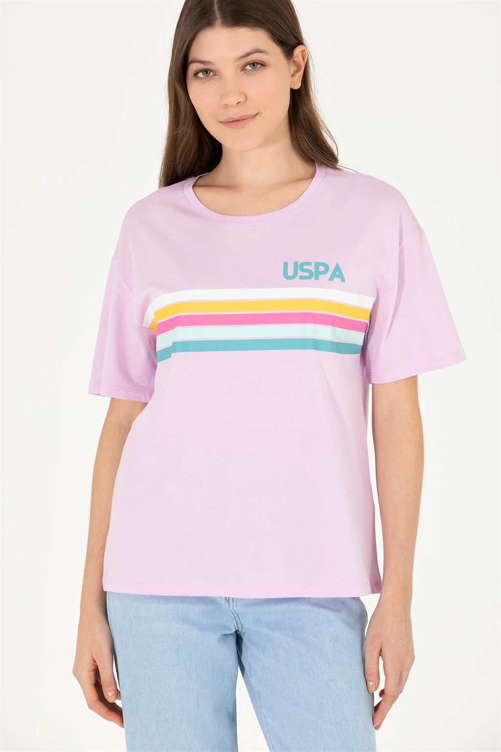 Женская футболка с круглым вырезом Магнолия Неожиданная скидка в корзине - U.s. polo assn фото 2