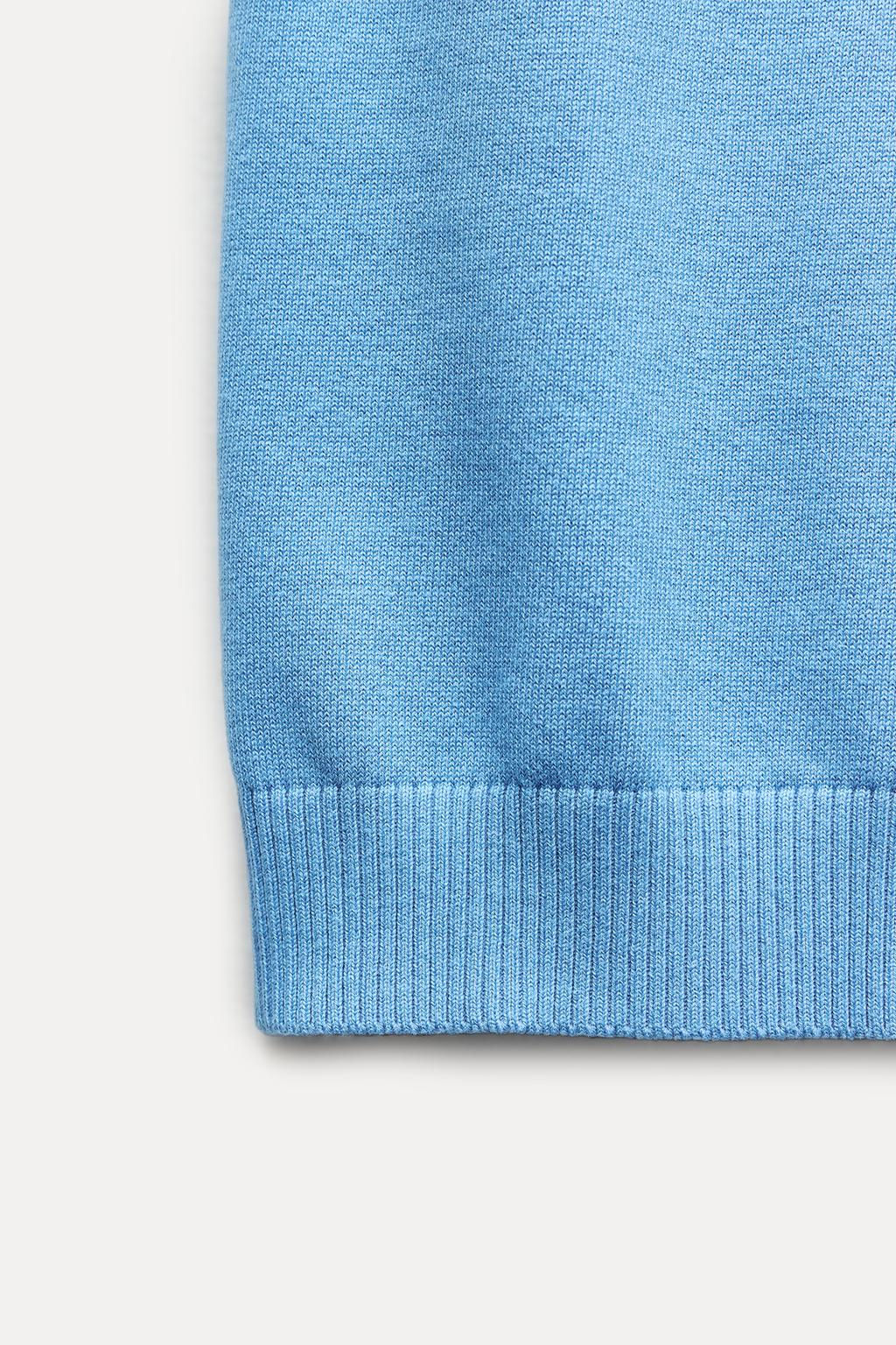 SLEEVELESS PLAIN KNIT TOP - Zara фото 5