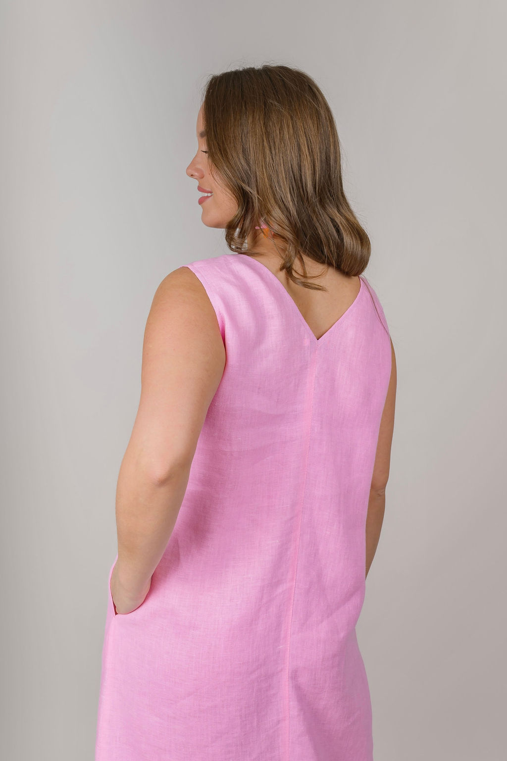 Сарафан платье 100% лен А-силуэт