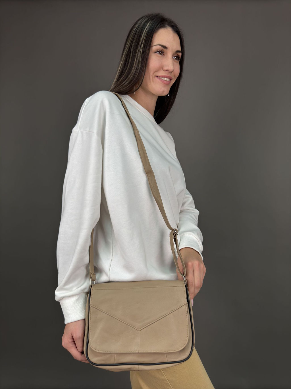 Сумка женская из телячьей кожи