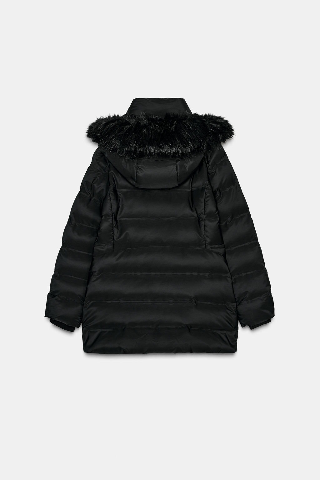 WATER-REPELLENT WINDPROOF HOODED DOWN PUFFER JACKET - Zara фото 11