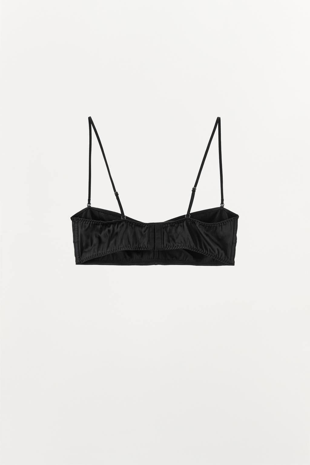SATIN STRAPPY BRALETTE - Zara фото 9