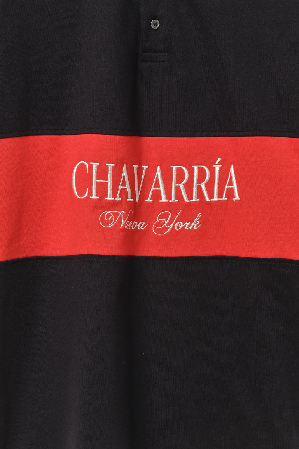 POLO COLOR BLOCK BORDADO WILLY CHAVARRIA X ZARA / Negro  фото 5