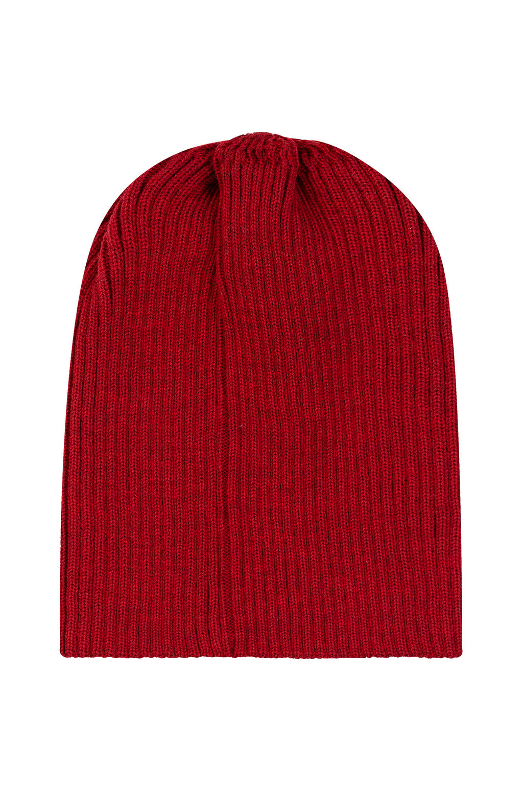 Шапка вязаная Ш-103 красная (58)