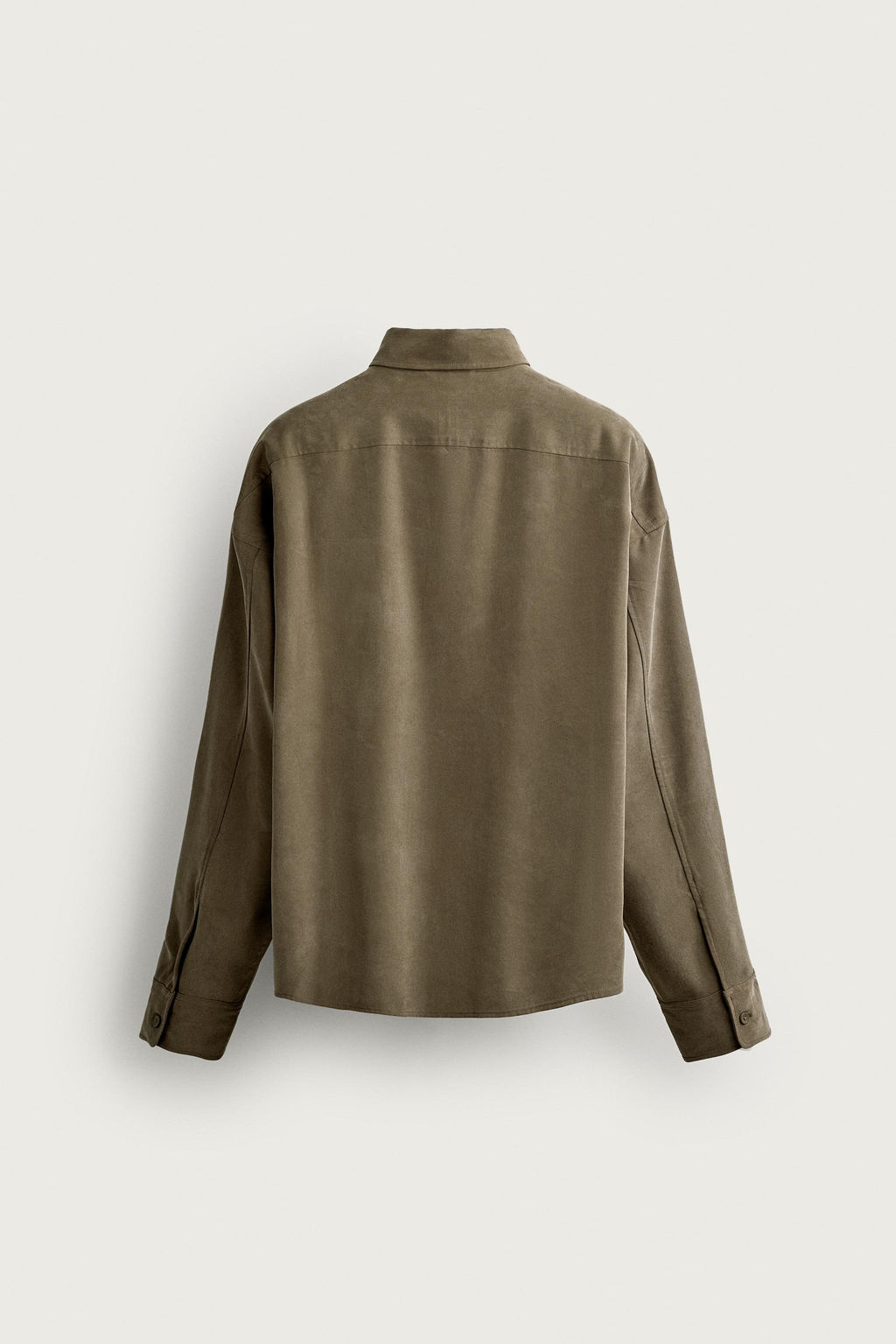 CAMISA FLUIDA RELAXED FIT / Marr?n - Zara фото 9