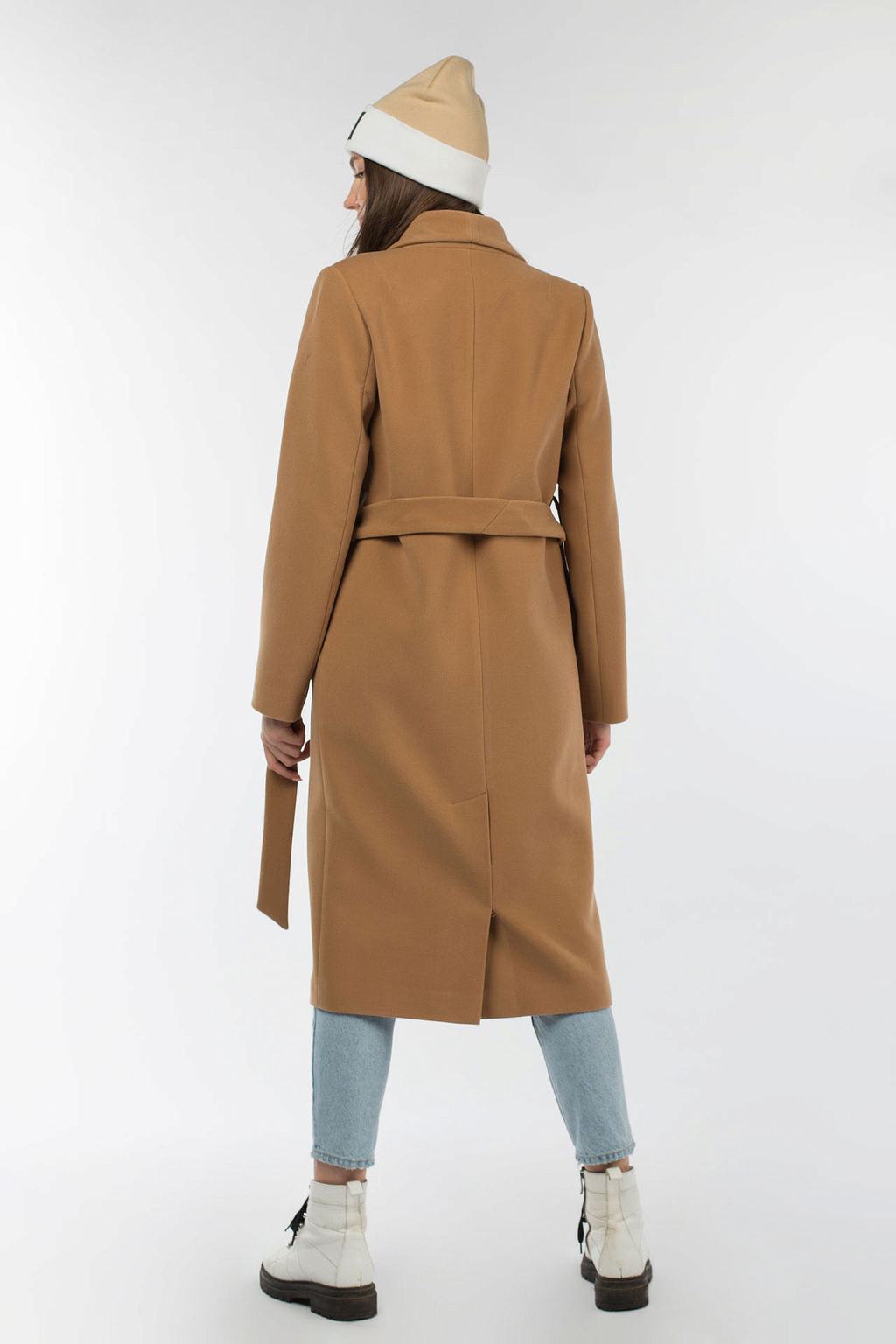 Пальто женское демисезонное (пояс) - El podio фото 2