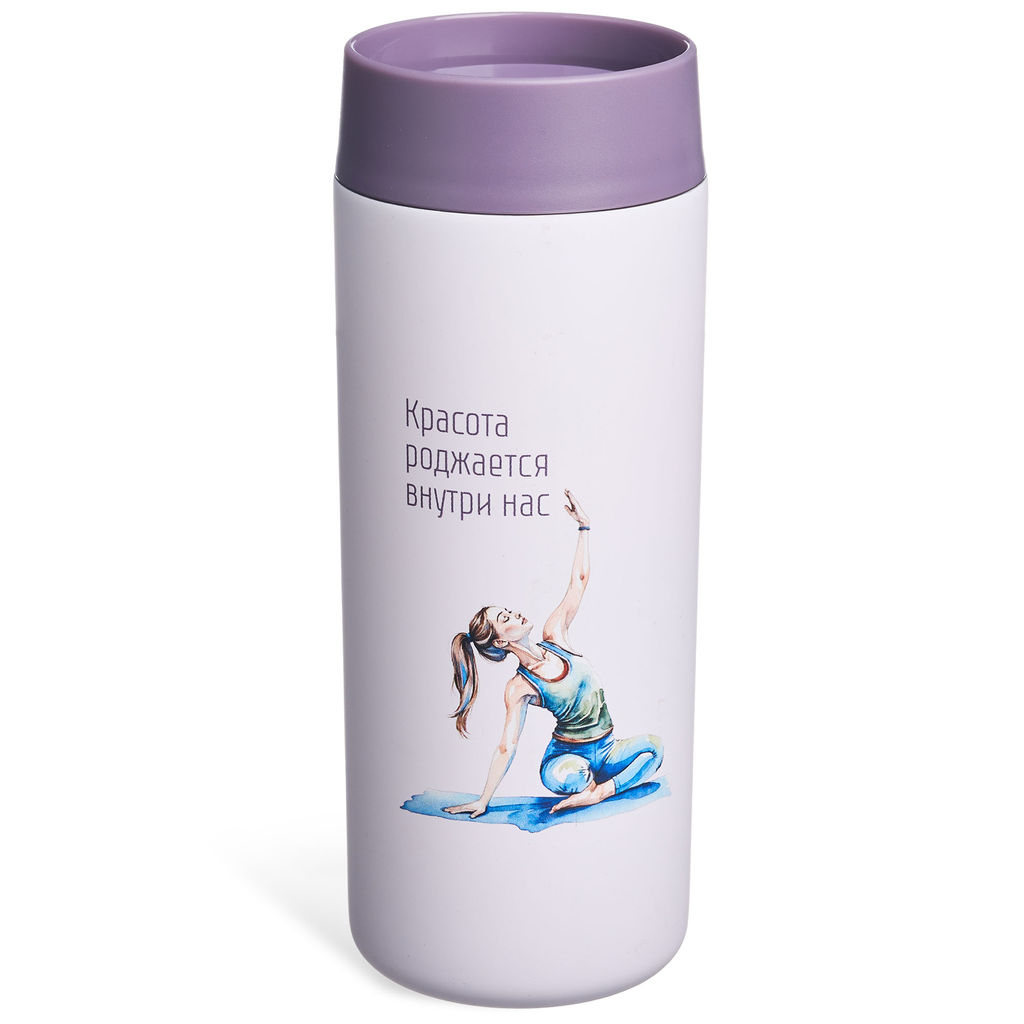 ТЕРМОКРУЖКА YOGA 350 МЛ - Agness фото 4