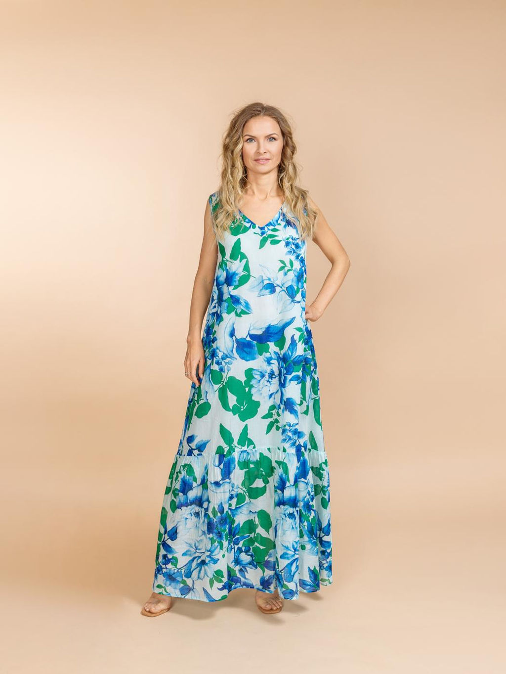 Платье (хлопок) №25-485-1 (Лето 2025) - Ганг фото 3