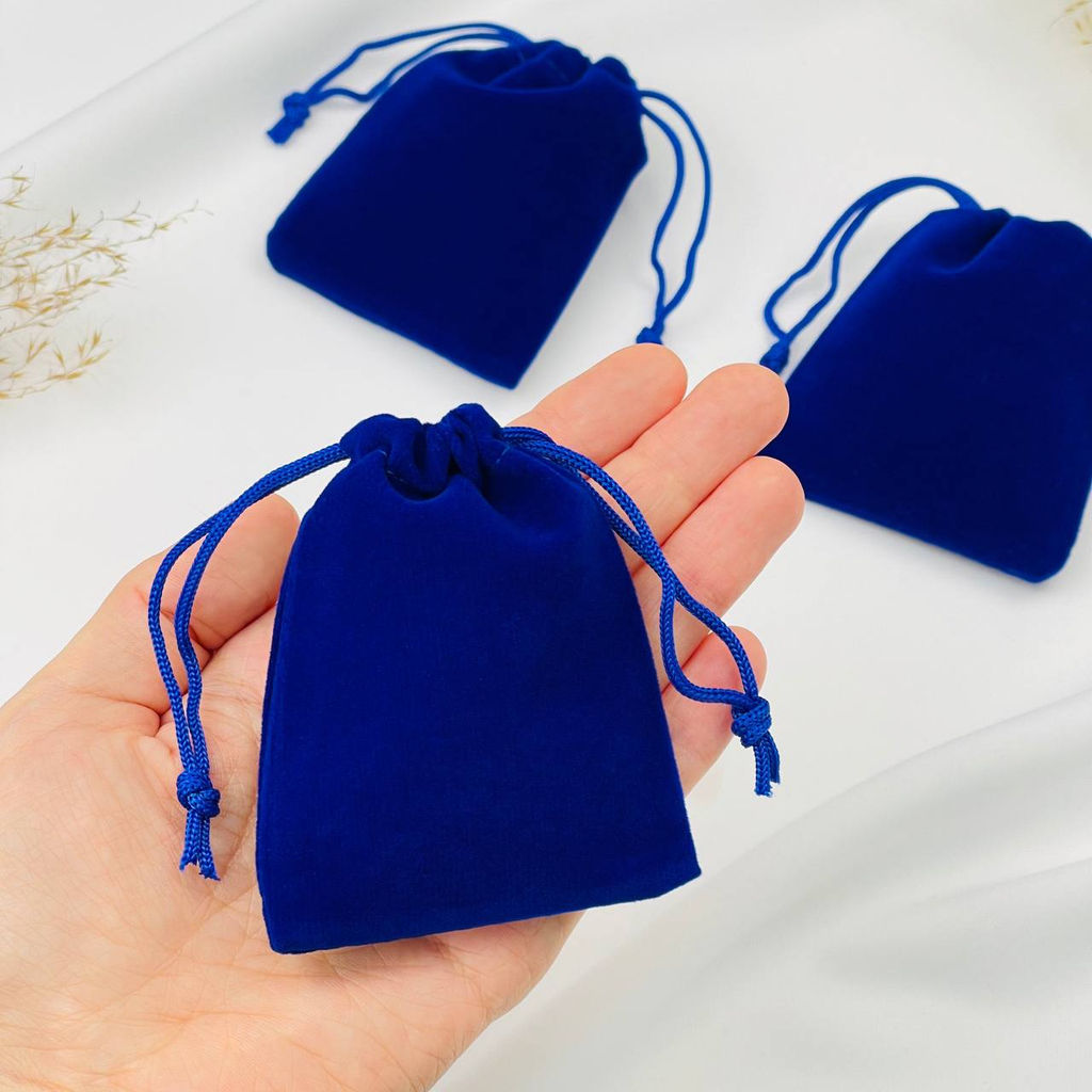 Мешочек: Бархат синий (5 шт)