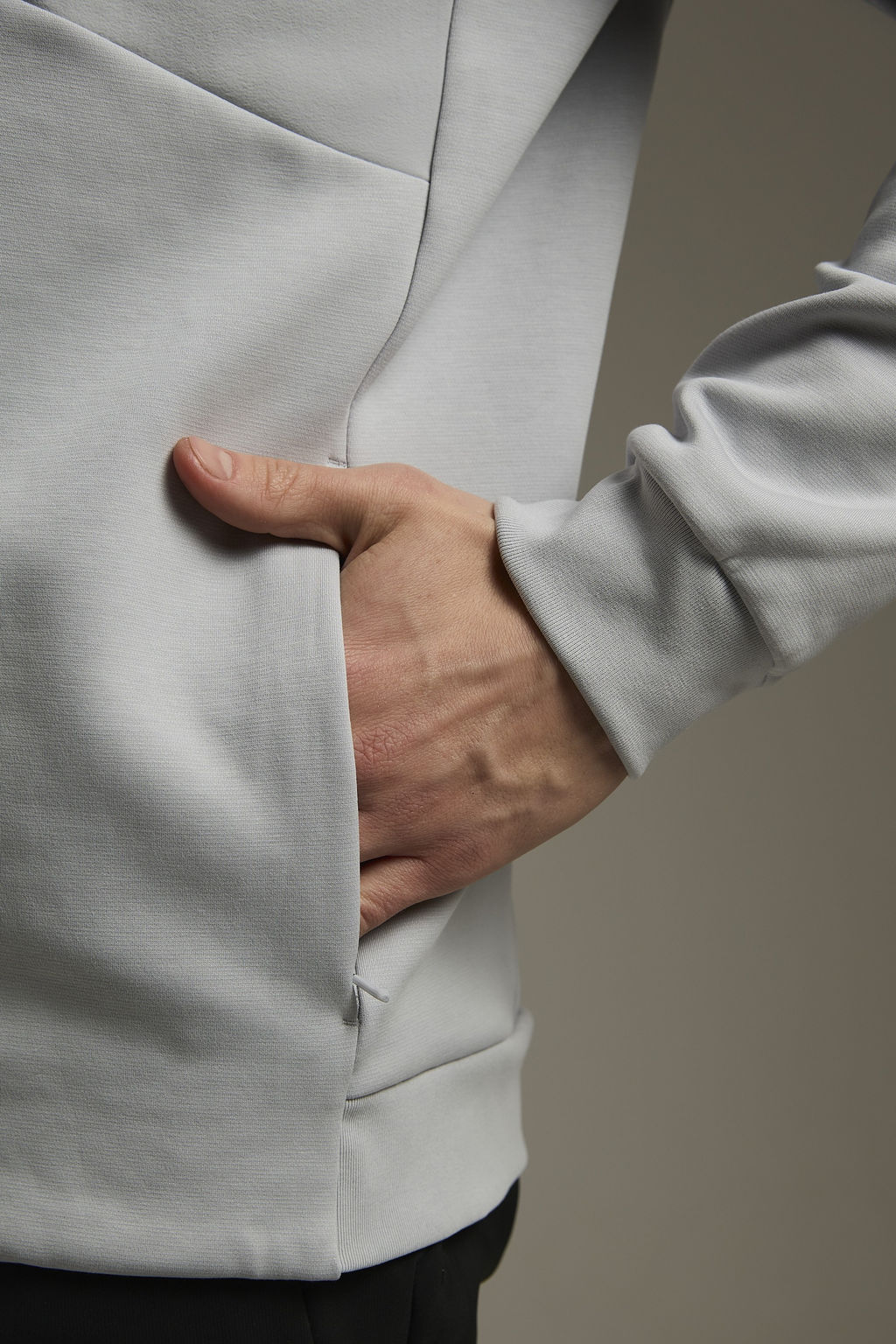 Толстовка на молнии Серый TRN Knit Track Top - Anta фото 5