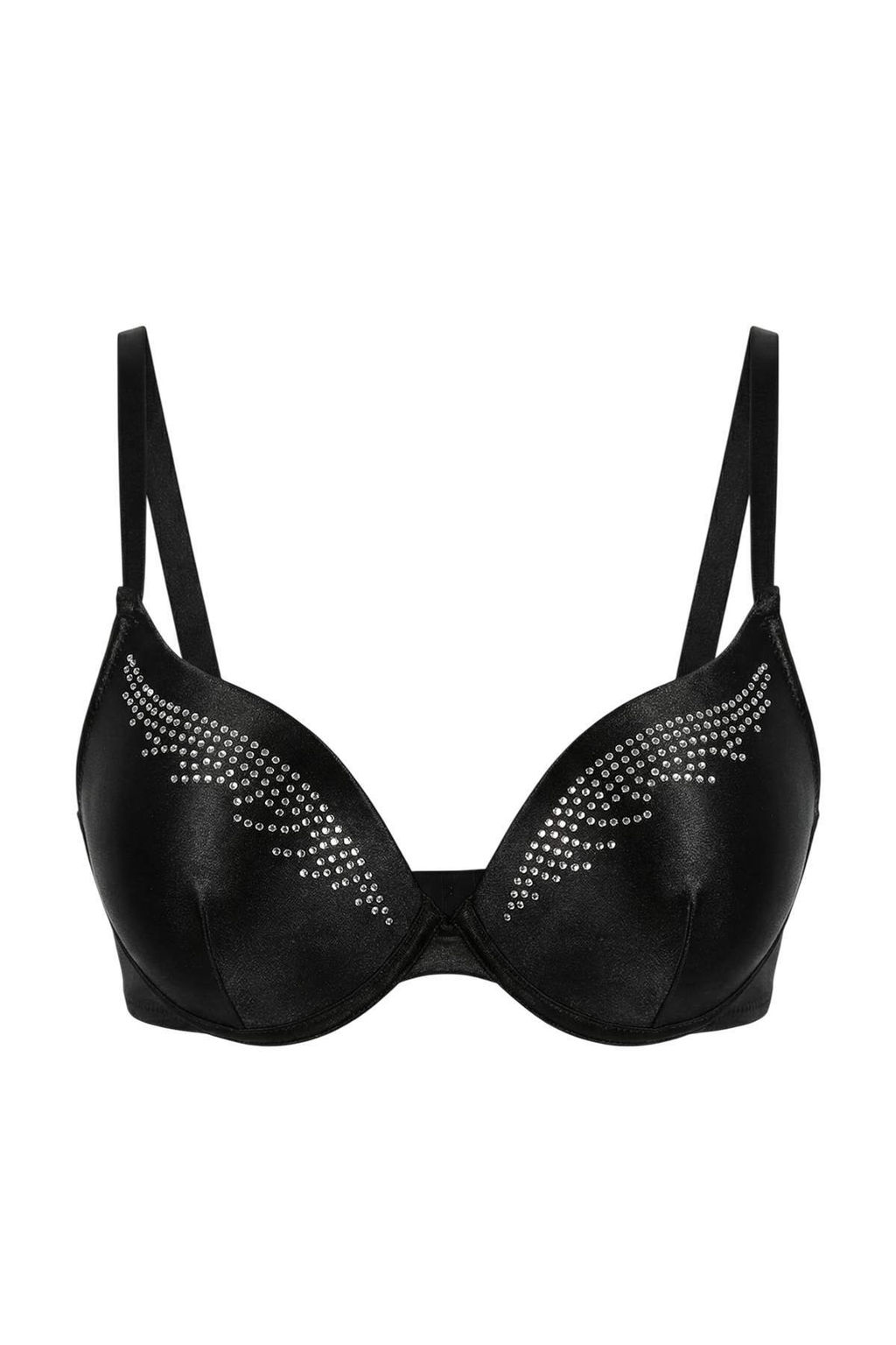 Siyah Tekli Tasl? Push Up T-Shirt Bra Sutyen THMSS26SU00011