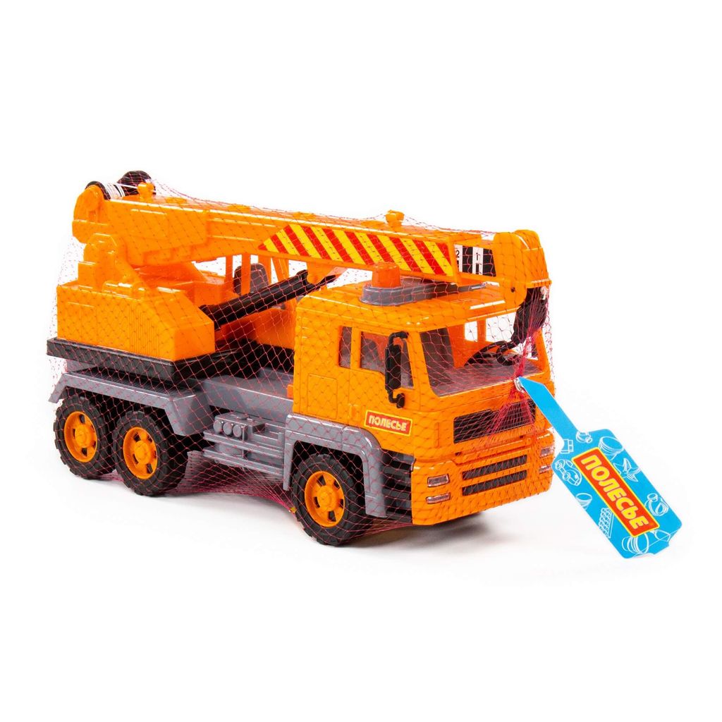 Алмаз, автомобиль-кран инерционный (в сеточке) - Полесье фото 6