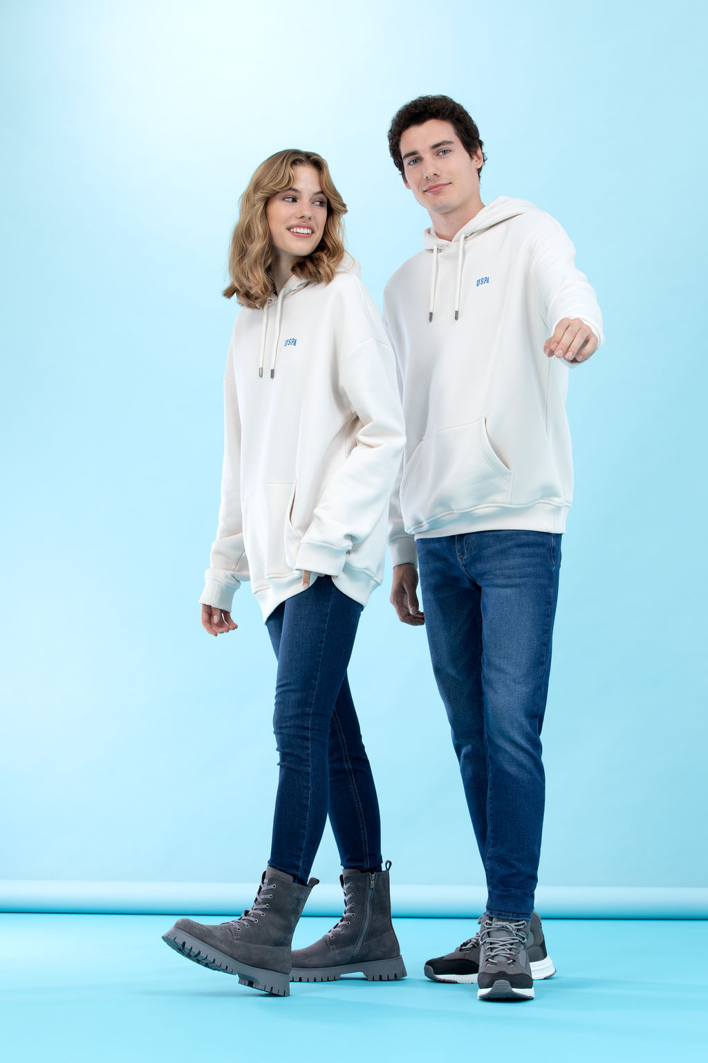 U. S. Polo Assn Базовая толстовка оверсайз с капюшоном Stone - U.s. polo assn фото 3