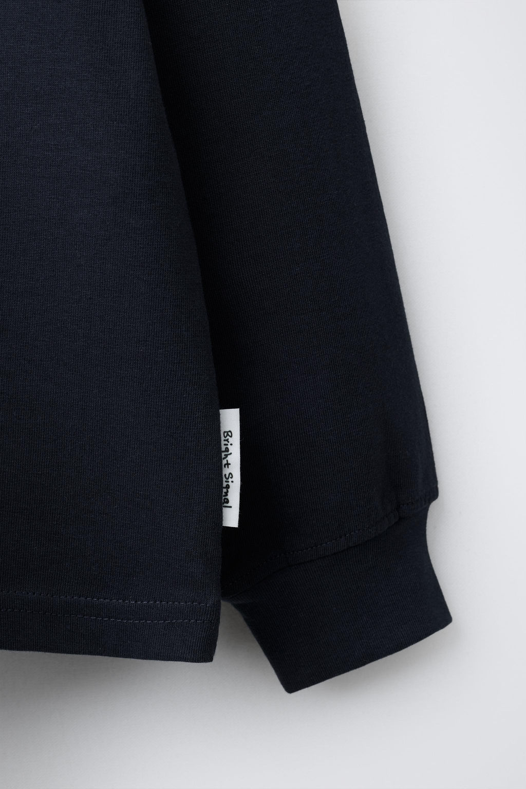 CAMISETA TEXTO BORDADO / Marino oscuro - Zara фото 4