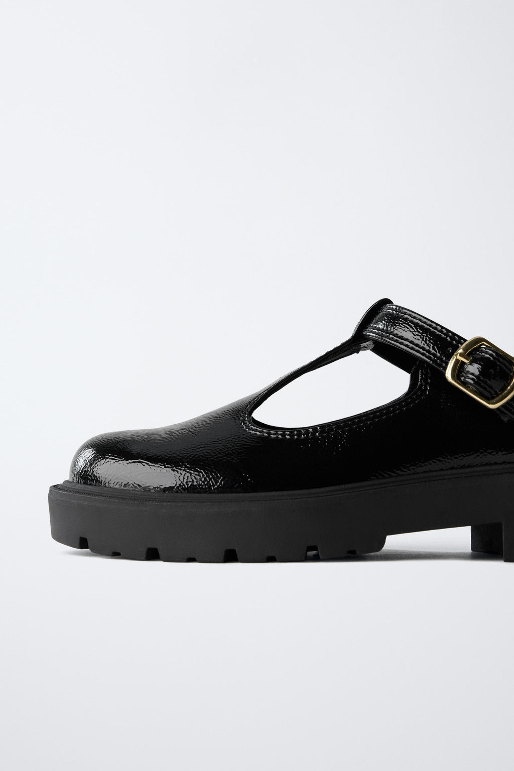 PATENT T-BAR SHOE - Zara фото 6