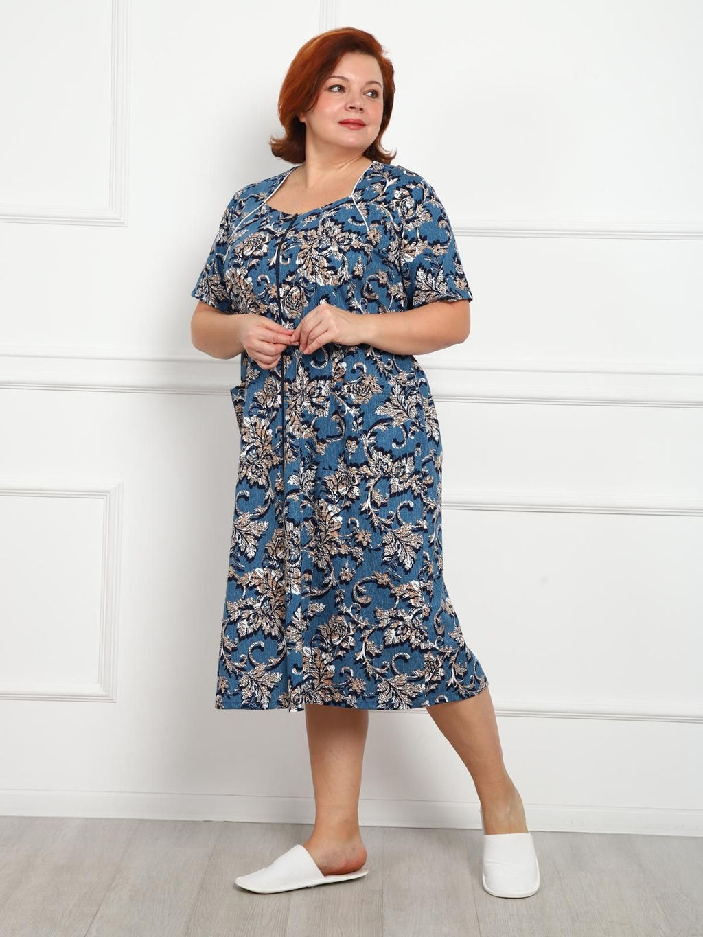 IV-CAPRIZ Ефимия - халат синий