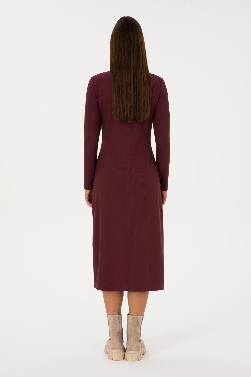 Kad_n Bordo _rme Elbise Sepette S_rpriz _ndirim - U.s. polo assn фото 4