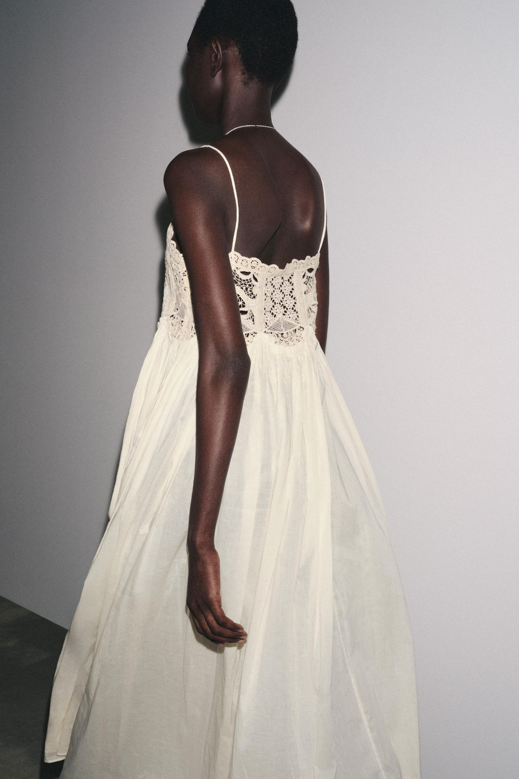 ZW COLLECTION CROCHET STRAPPY DRESS - Zara фото 13
