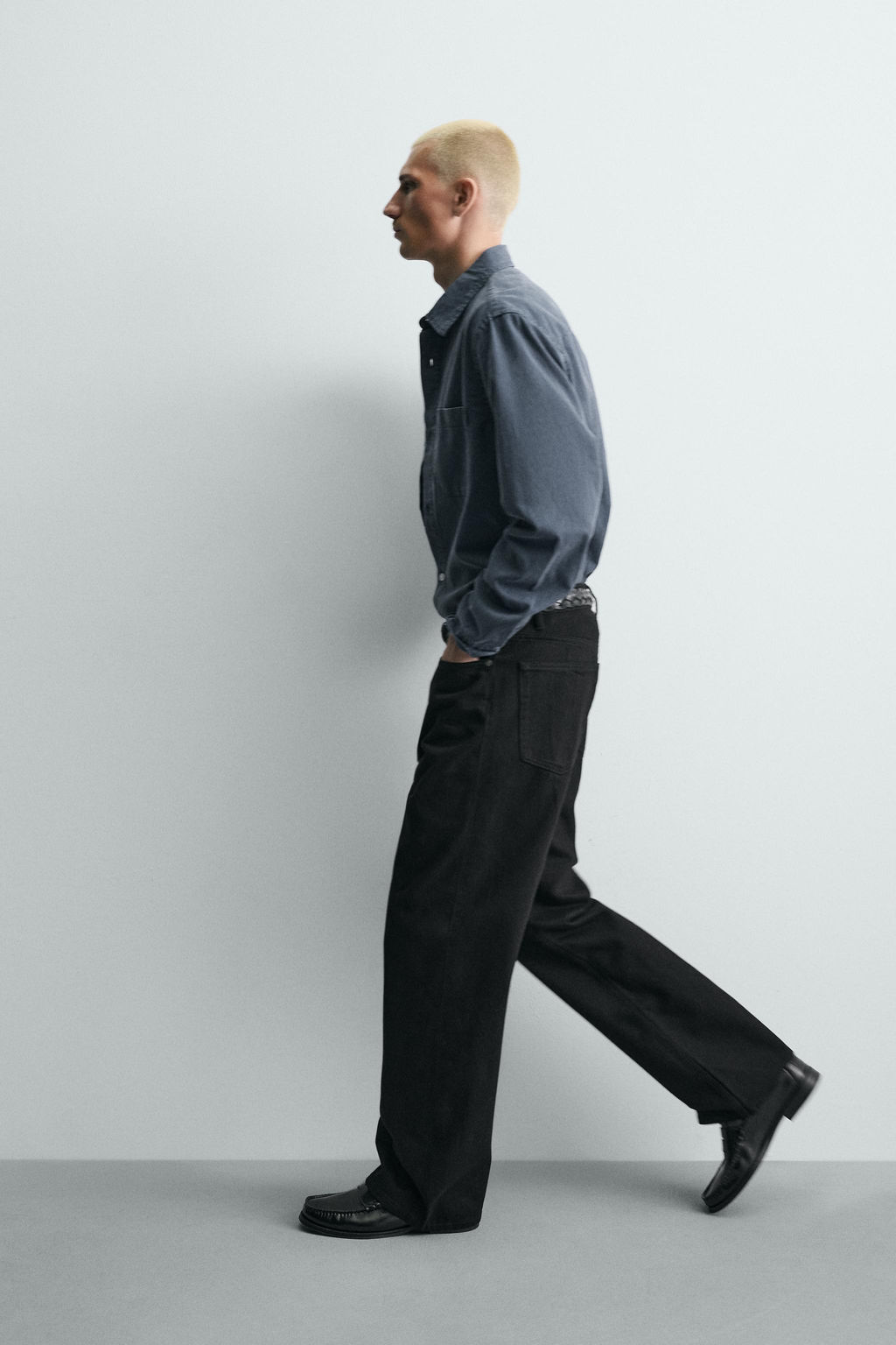 JEANS LOOSE FIT / Negro - Zara фото 6