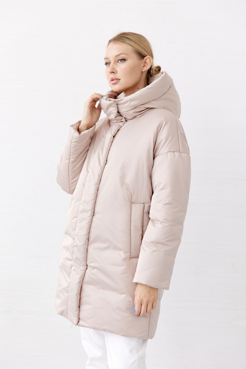 Куртка женская зимняя 25655 (серый опал) - Kankan фото 7