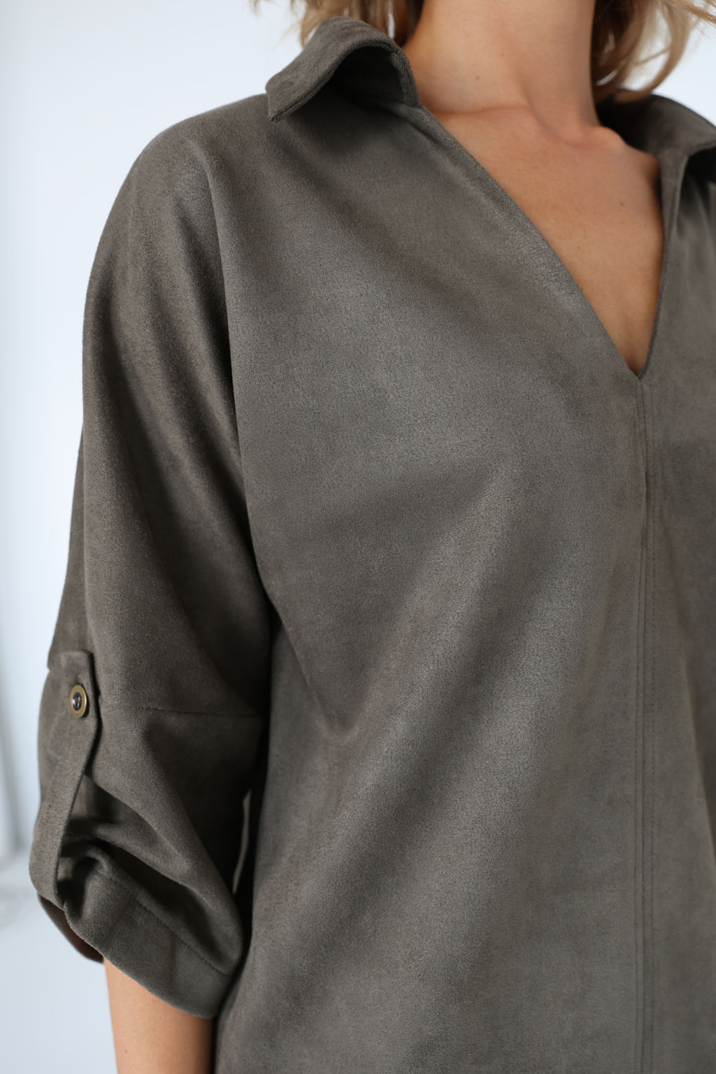 Платье из замши - Looklikecat фото 6