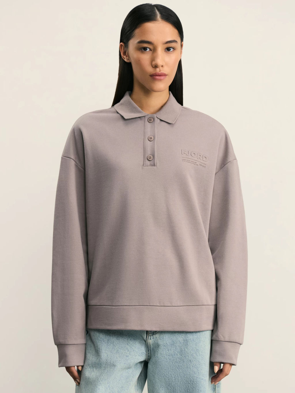 Толстовка поло из хлопка / Zarina  фото 3