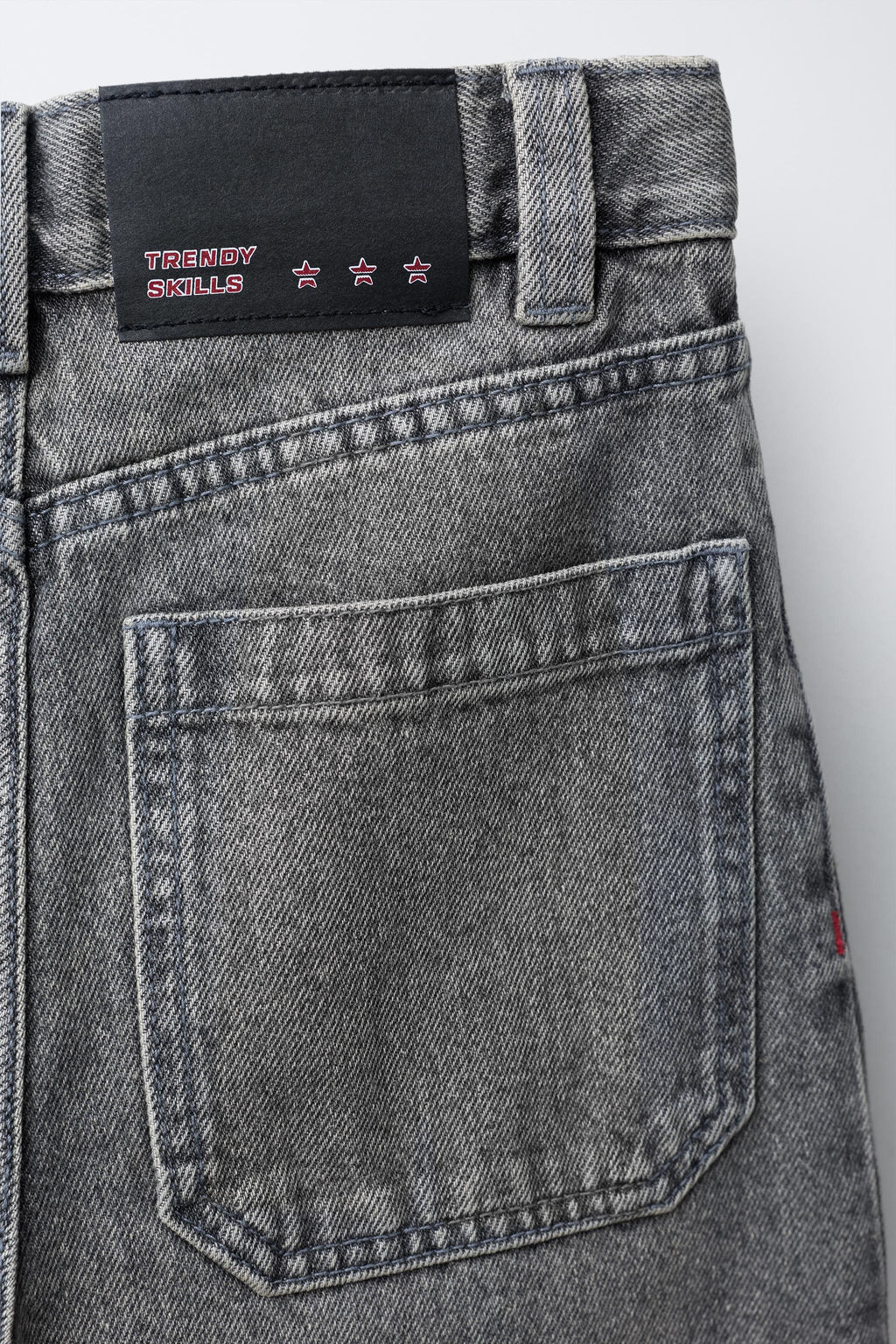 EMBROIDERED WIDE-LEG JEANS - Zara фото 4