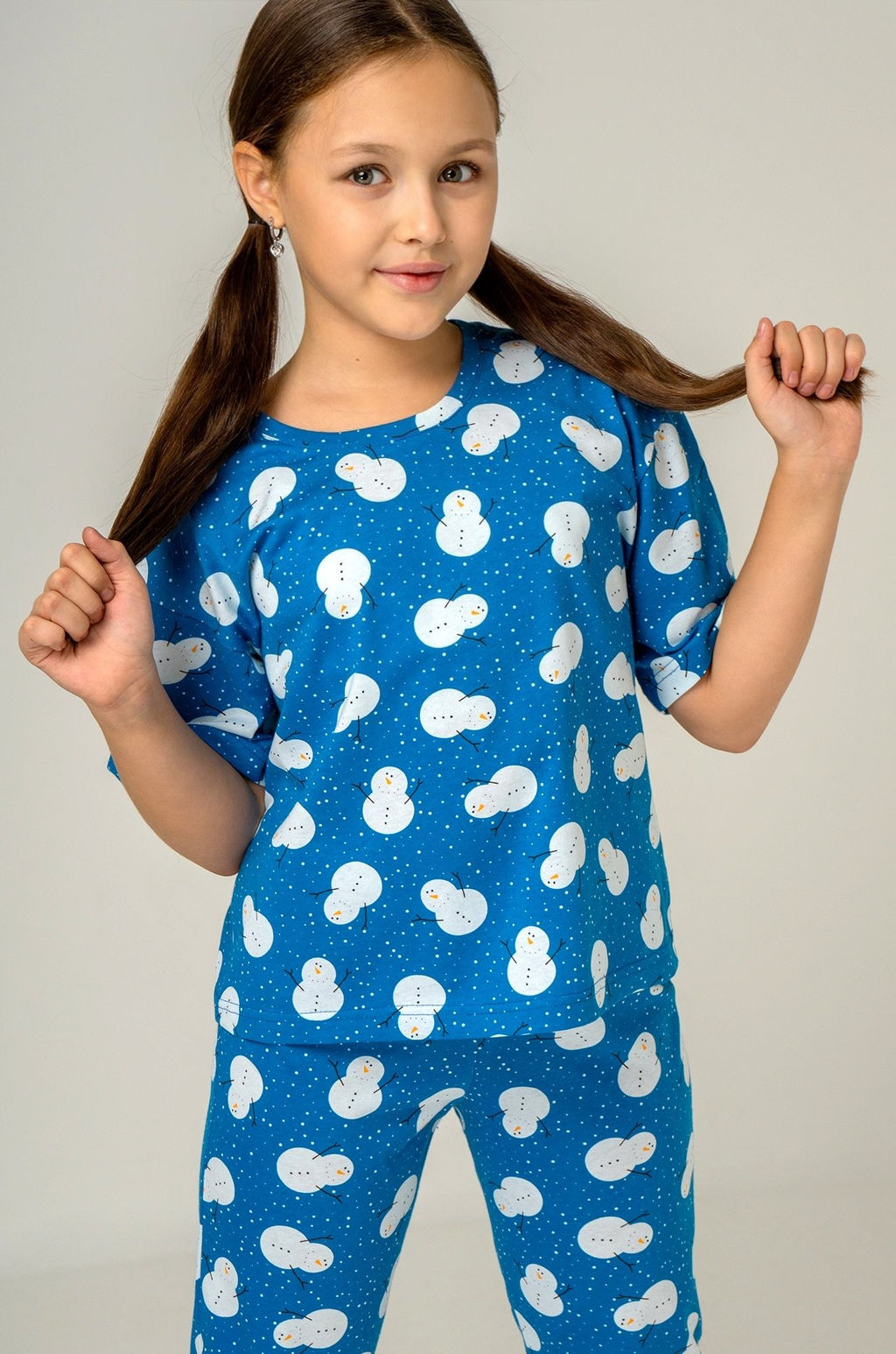 Новогодняя пижама для девочки с брюками Happyfox - Happy fox фото 9