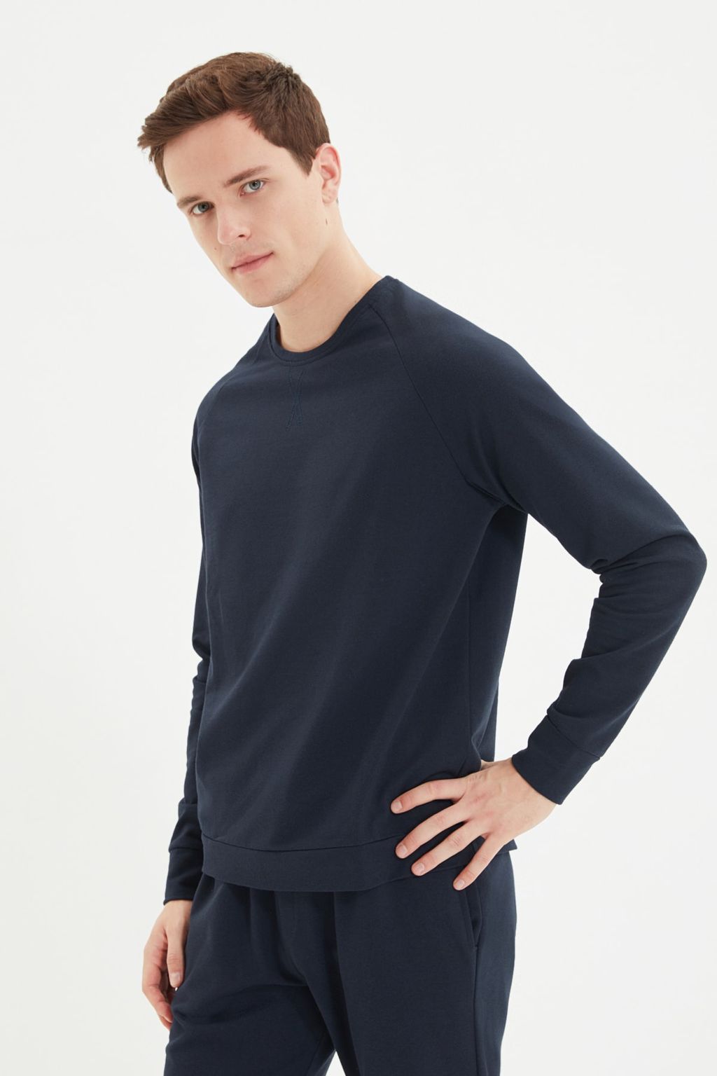 TRENDYOL MAN Lacivert Regular Fit Pijama Tak?m? TMNAW22PT0510 - Trendyolmilla фото 16
