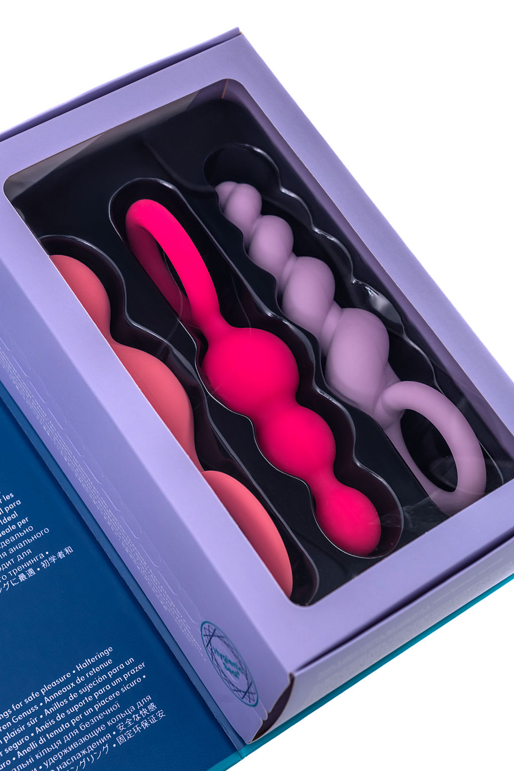 Набор анальных плагов Satisfyer, силикон, ассорти, 13,5 см.  фото 14