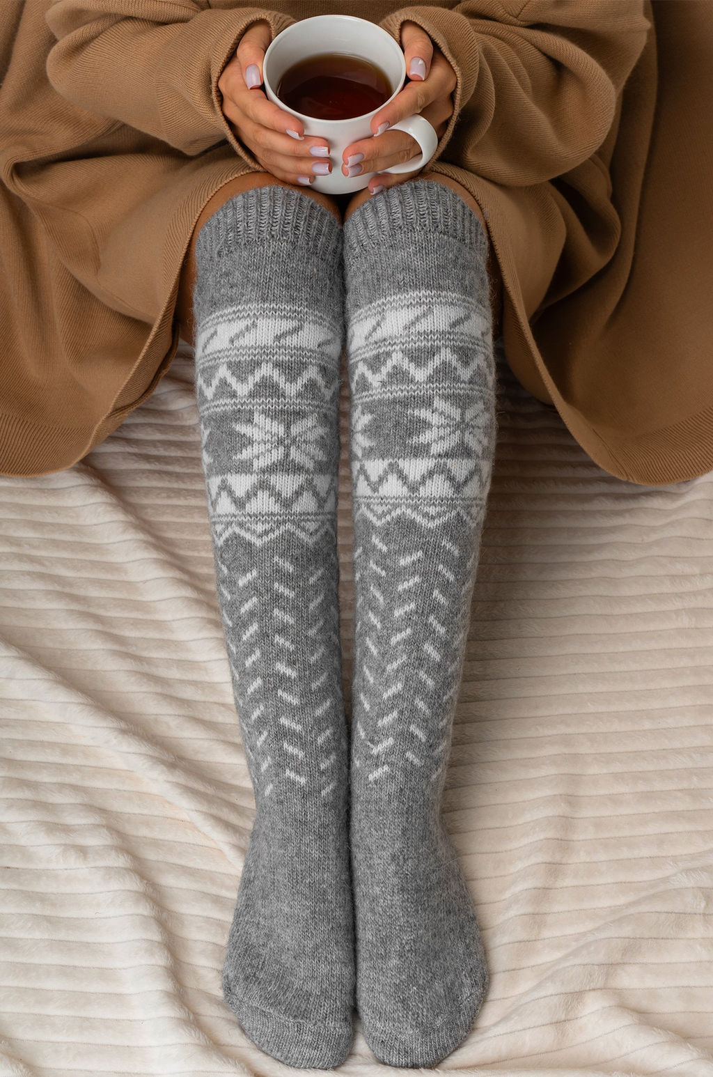 Женские шерстяные гольфы Happyfox