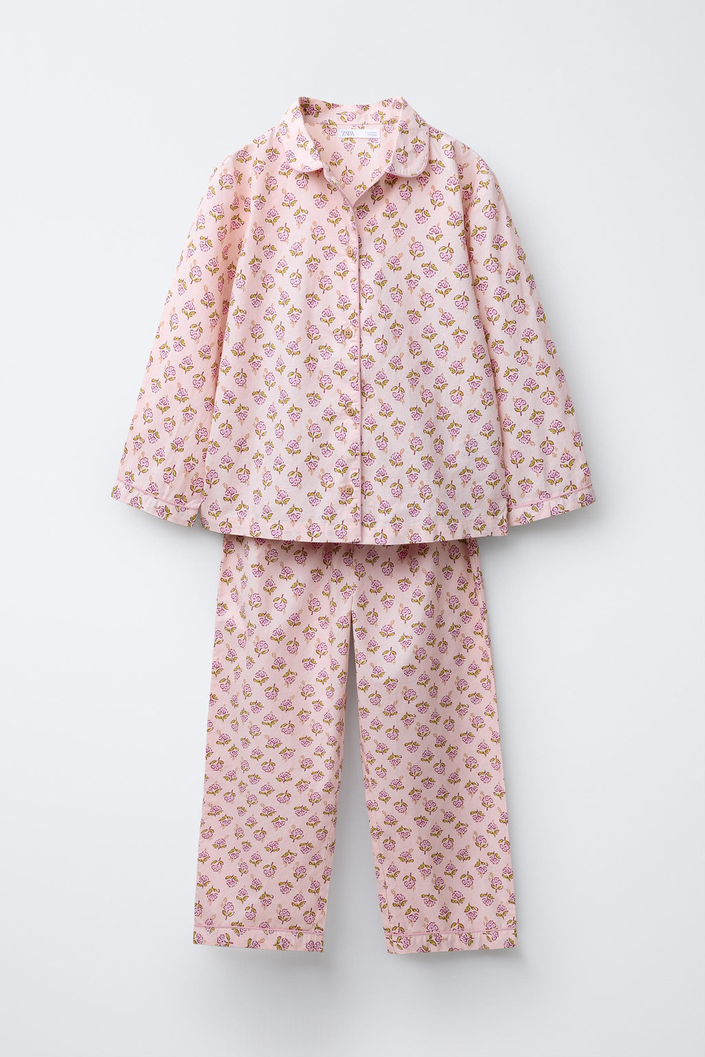 6-14 YEARS/ FLORAL SHIRT AND TROUSERS PYJAMAS