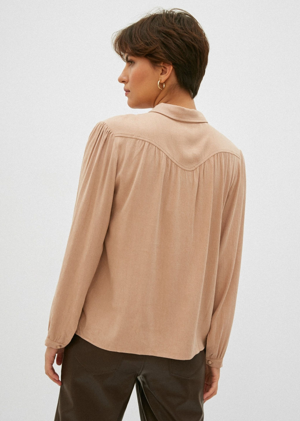 Conso/PR 210904 - beige Блузка фото 3