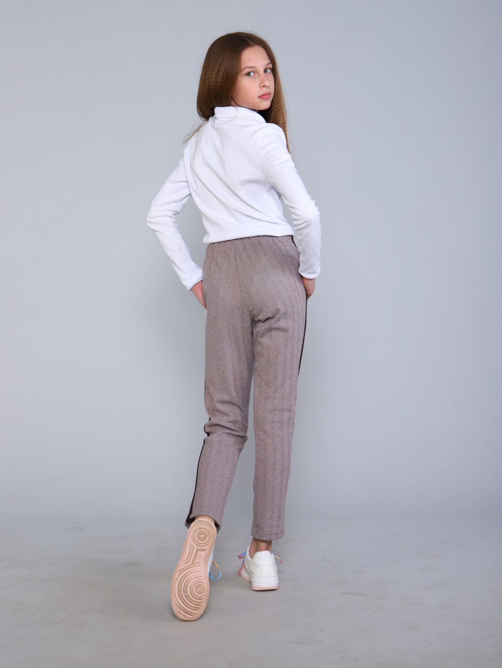 Брюки Салли-1 бежевый - Ладошки фото 16