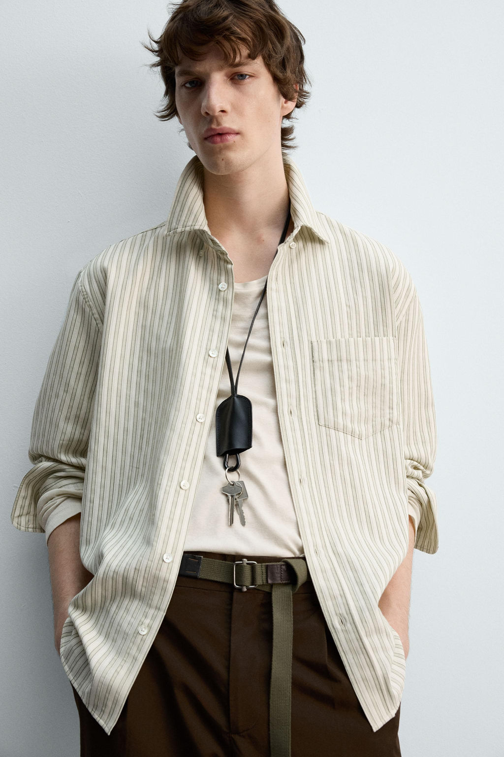 LIMITED EDITION STRIPED SHIRT - Zara фото 14