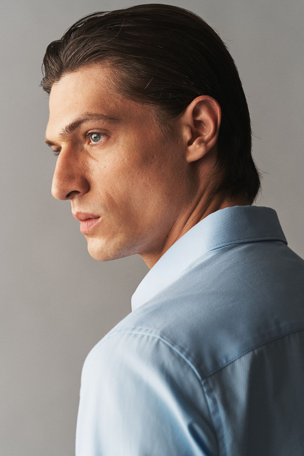 Camisa en algodon pima Slim Fit - H&m фото 4