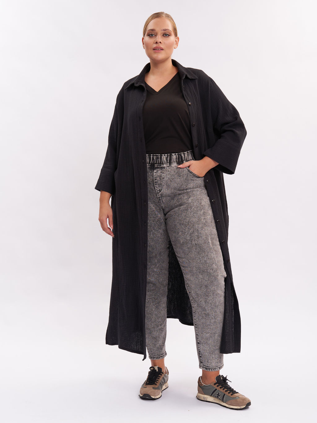 Платье из муслина PP30701BLK01 - Артесса фото 11