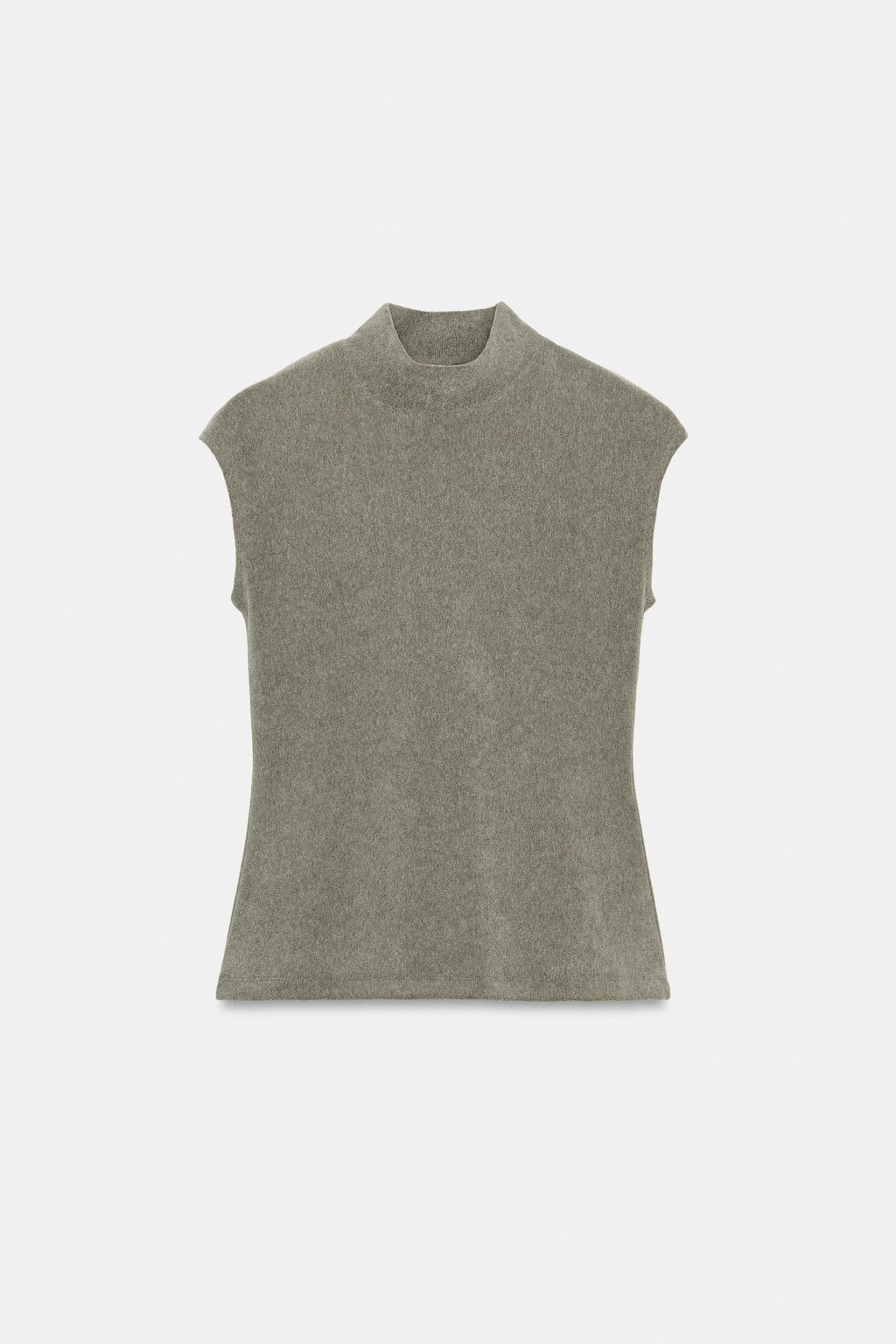 TOP SOFT CUELLO ALTO / Verde Oliva - Zara фото 7