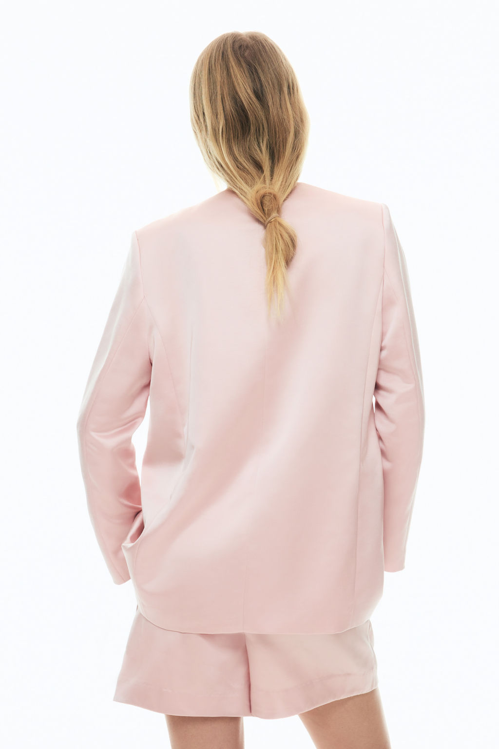 Blazer de sat?n sin solapas - H&m фото 3