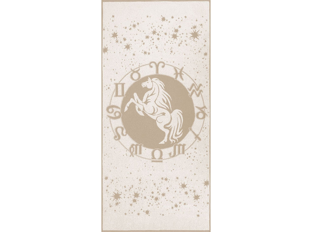 Полотенце махровое 6с102.511ж2 Зодиак-лошадь(лен3) 67х150см
