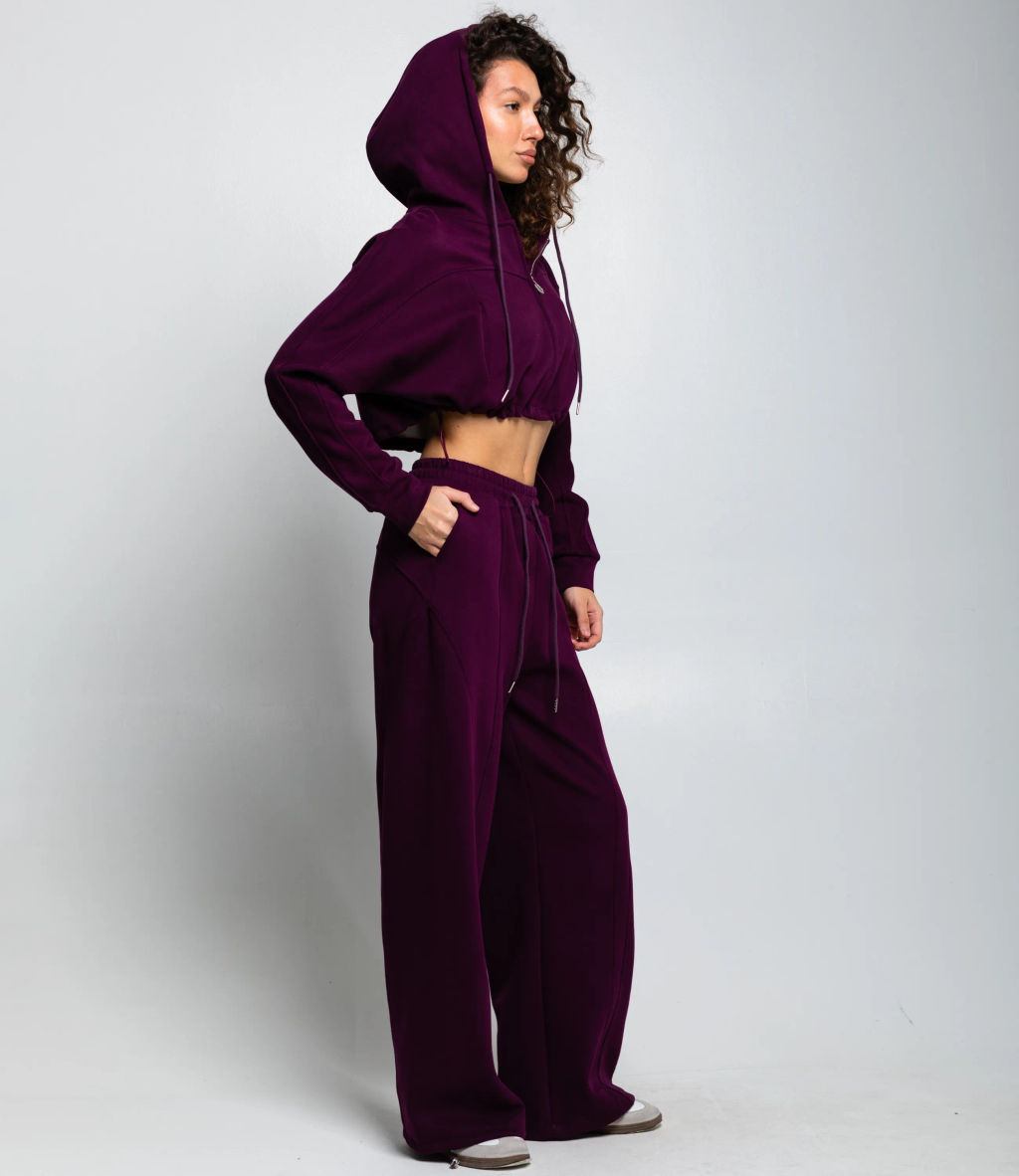 Спортивный костюм #КТ5848, фиолетовый - Dommod фото 3