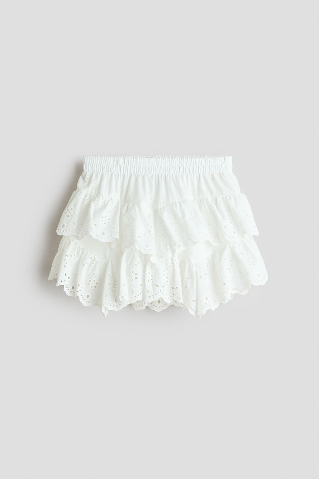 Falda de algod?n con bordado ingl?s - H&m фото 2