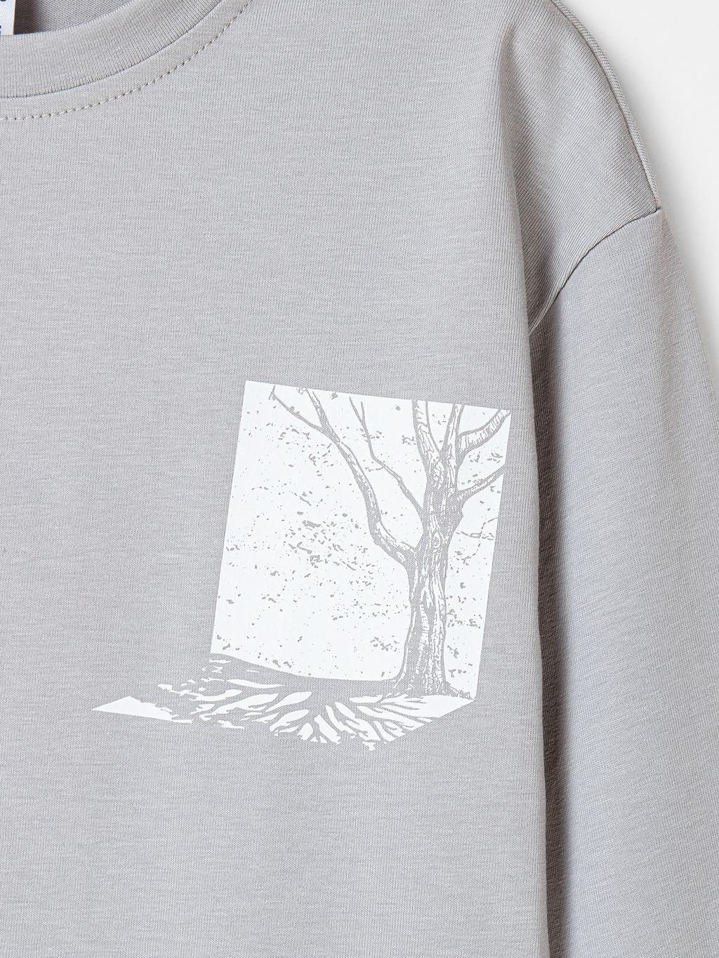 Лонгслив оверсайз Туман с принтом 7+ - Bungly фото 3