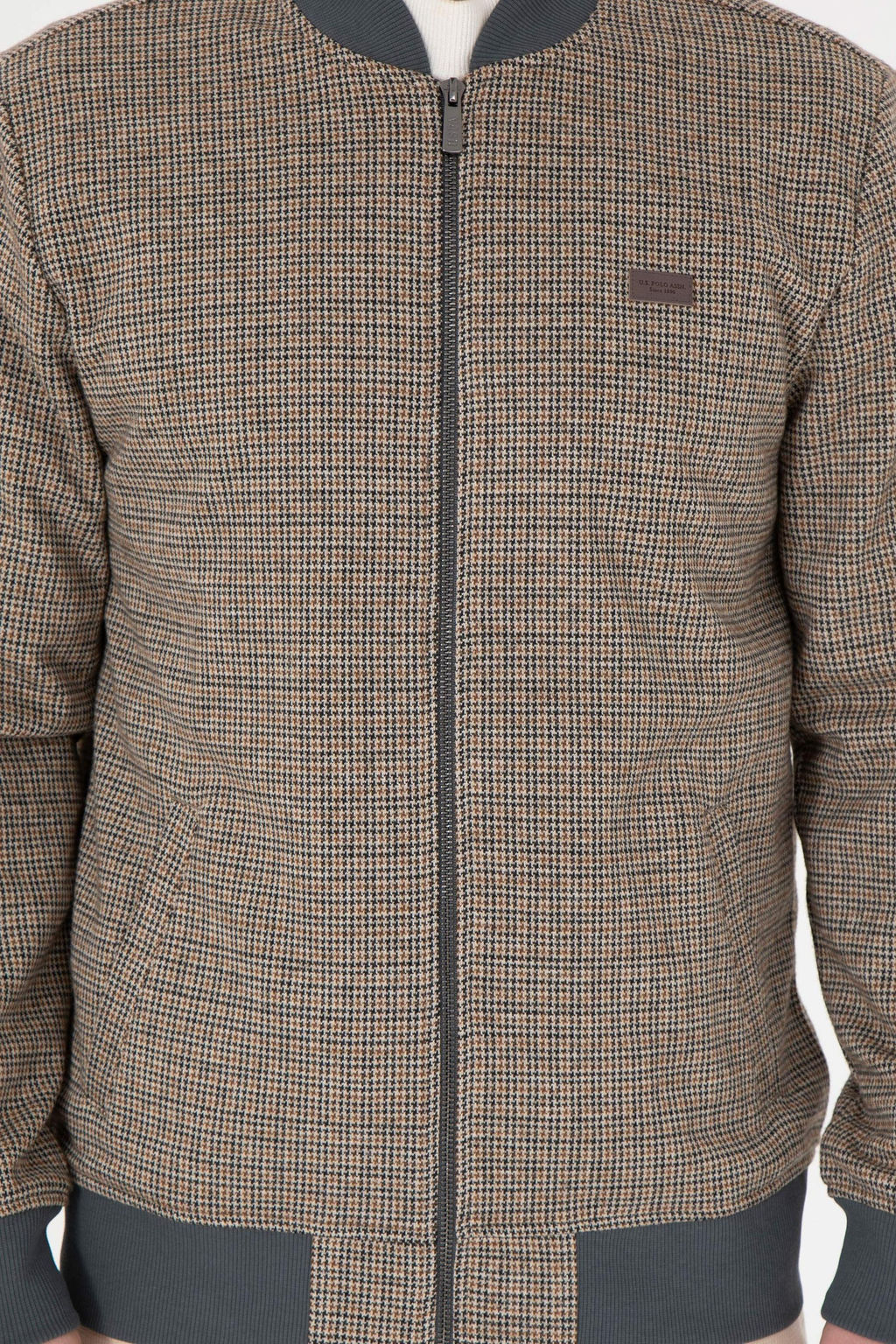 Мужской вязаный кардиган антрацитового цвета Неожиданная скидка в корзине - U.s. polo assn фото 6