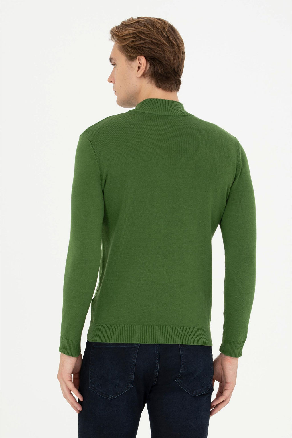 Мужской зеленый свитер - U.s. polo assn фото 5