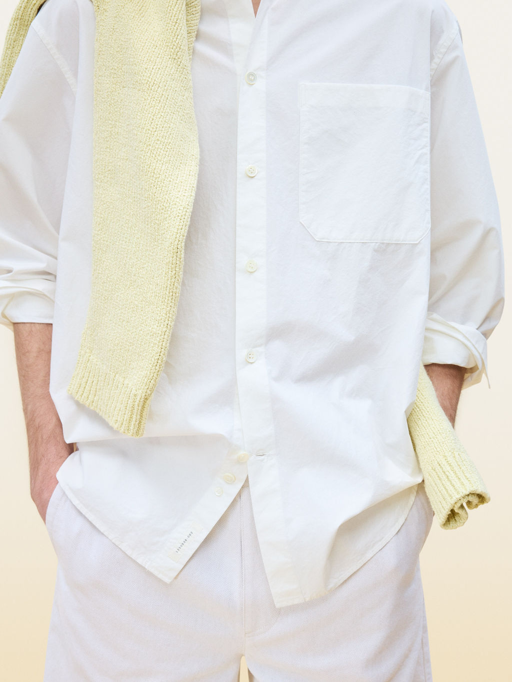 Pantalones cortos de lino y algod?n relaxed fit - H&m фото 8