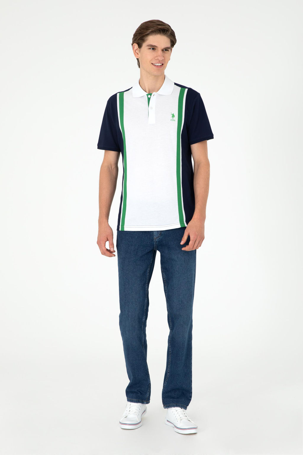 Мужская темно-синяя футболка - U.s. polo assn фото 4