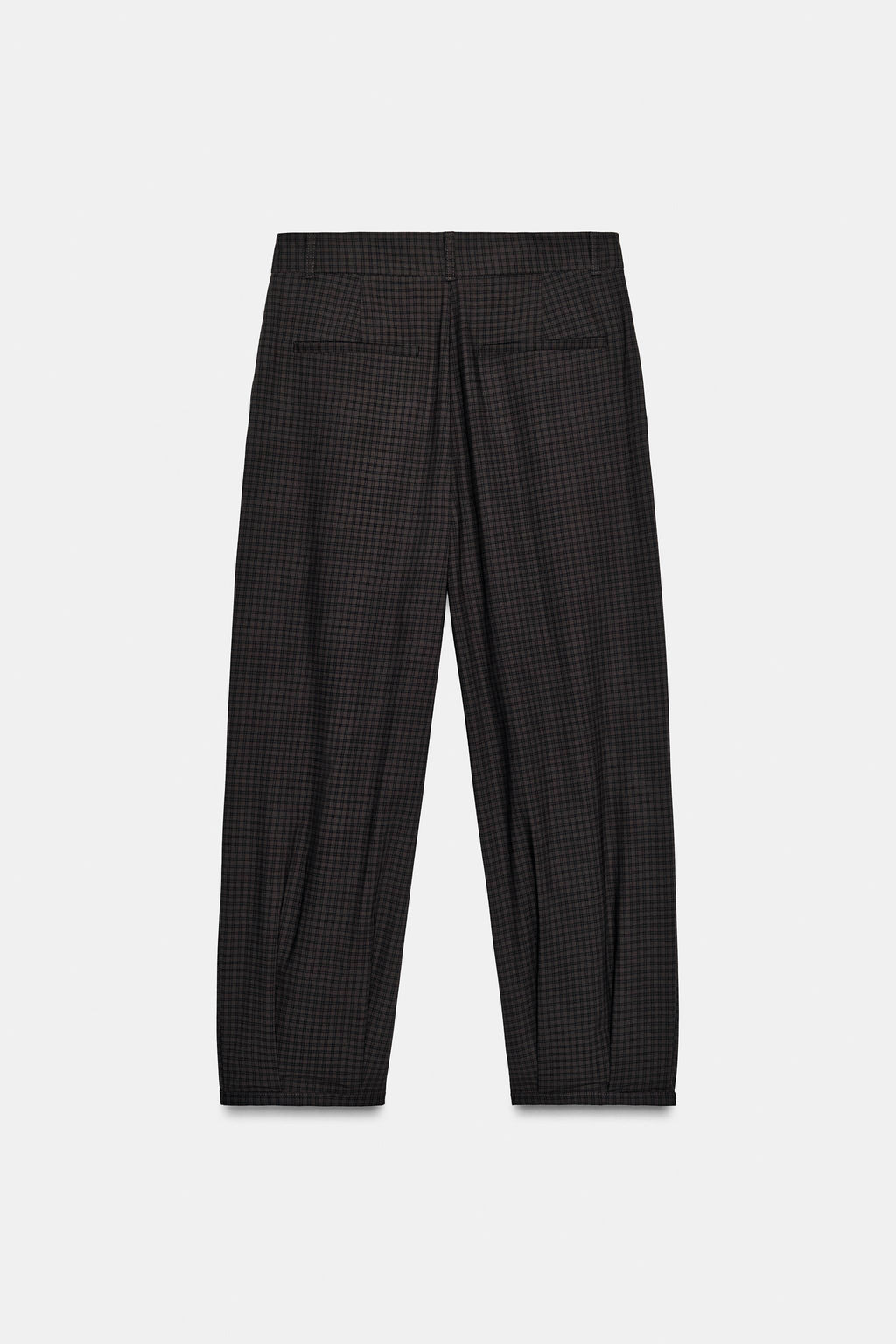 CHECK TROUSERS WITH DARTS - Zara фото 7