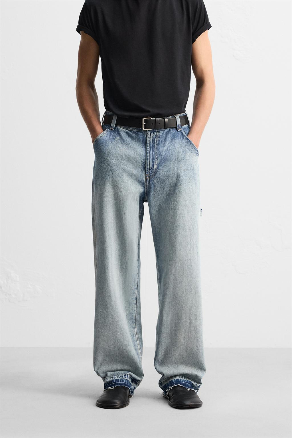 REWORKED CARPENTER JEANS - Zara фото 2