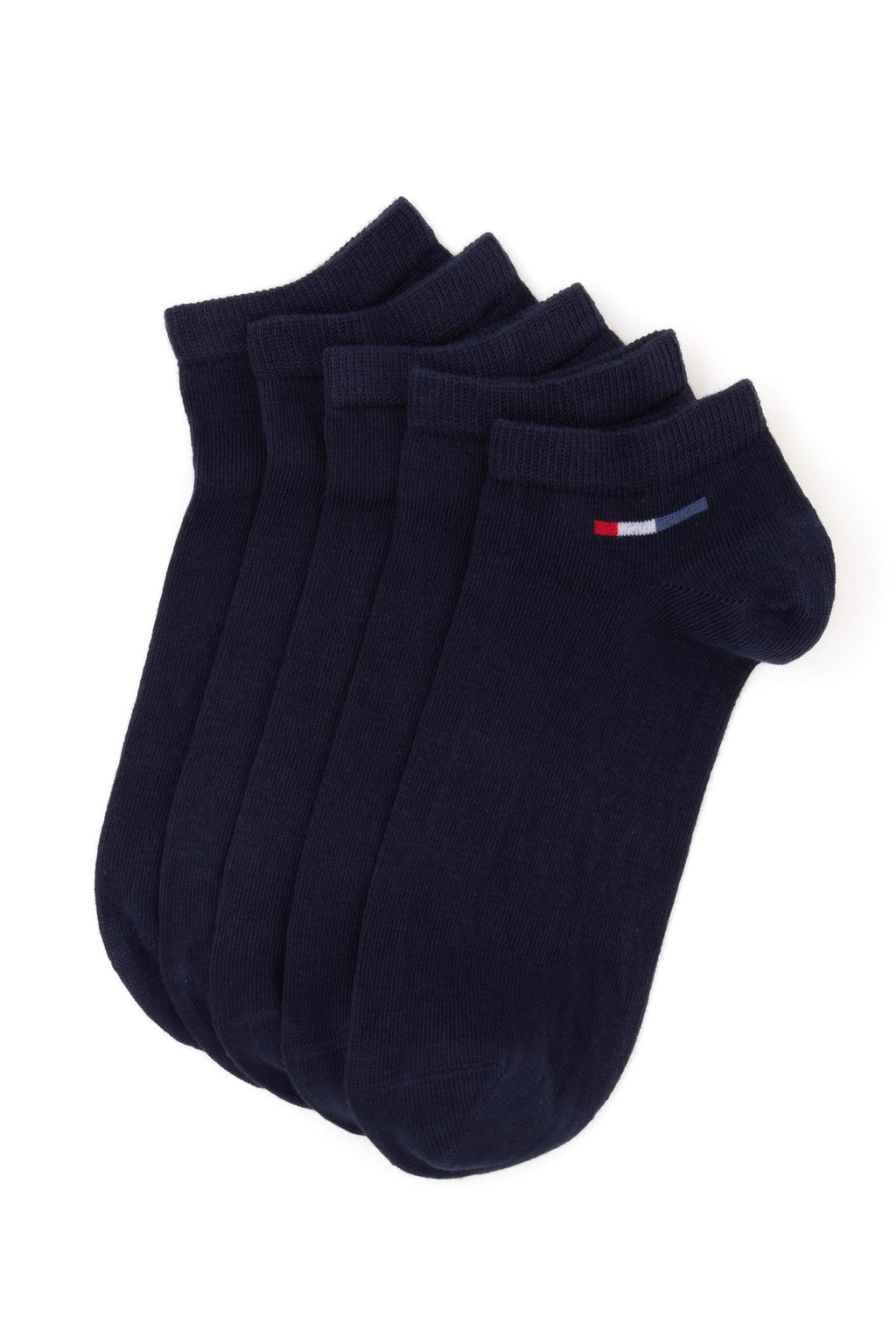 Мужской темно -синий синий 5 -точечный носки неожиданный скидка в корзине